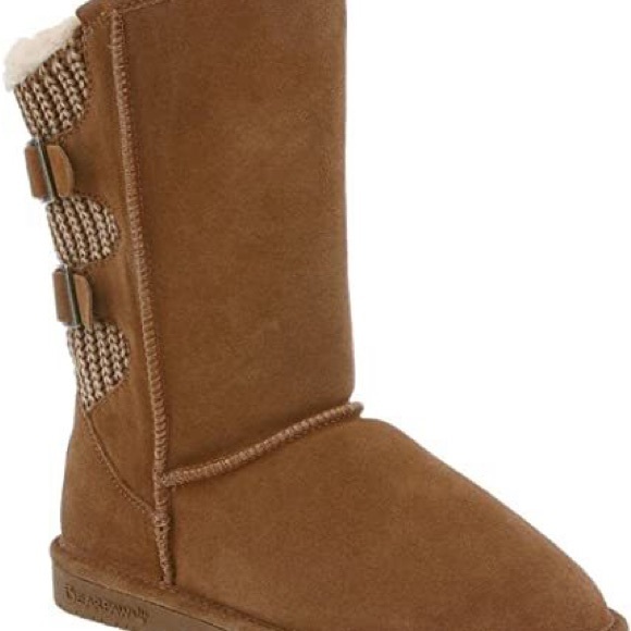 Bearpaw Boshie Women's Winter Boots Tan Size 9 - Picture 2 of 4
